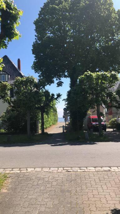 Apartment mit Balkon direkt am Strand Lübeck Exterior foto