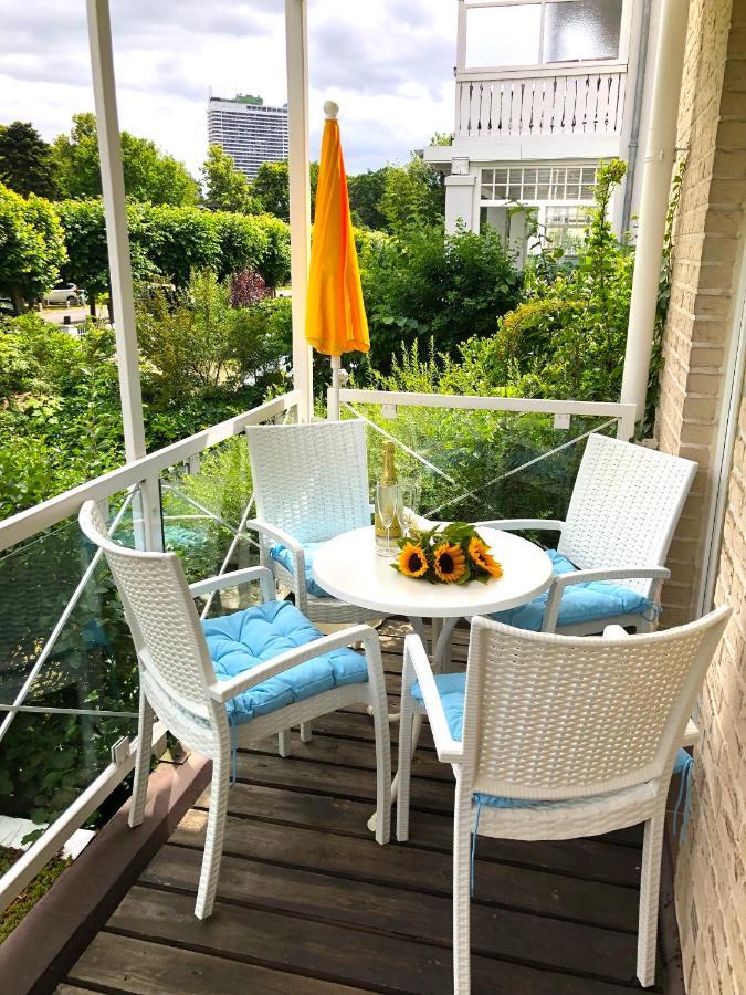 Apartment mit Balkon direkt am Strand Lübeck Exterior foto